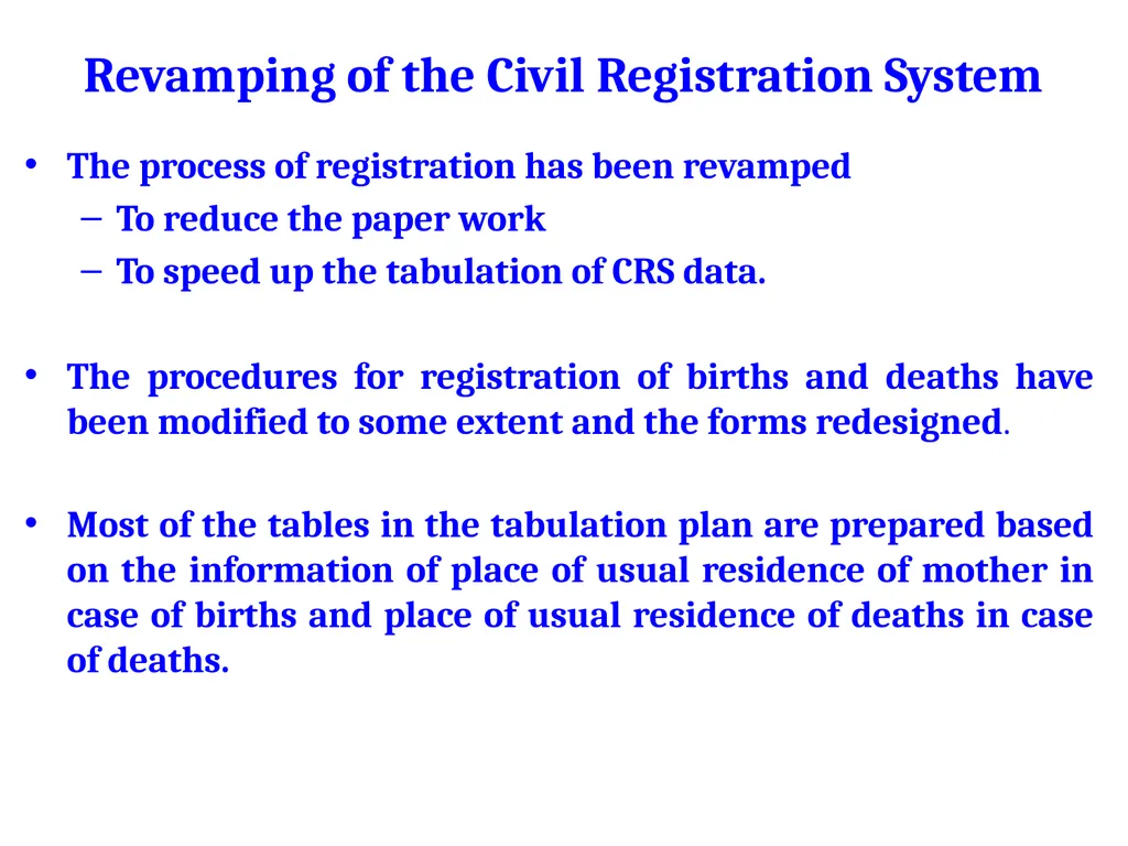 The Global Summit on CRVS Civil Registration - slide 18 of 66