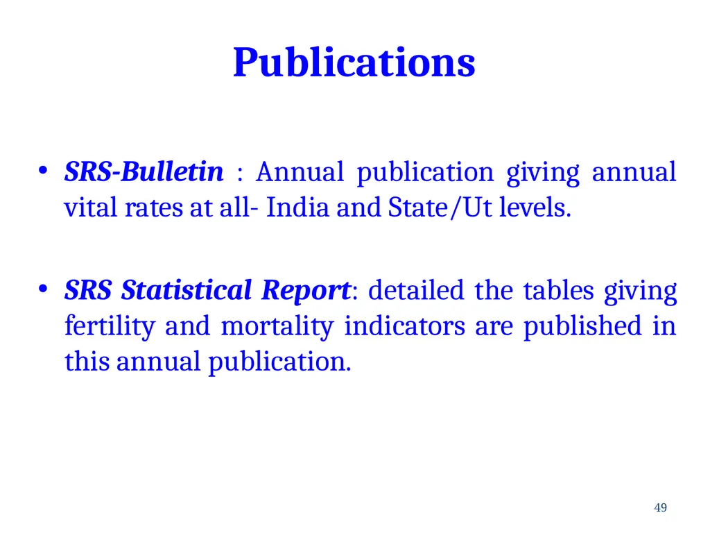The Global Summit on CRVS Civil Registration - slide 49 of 66