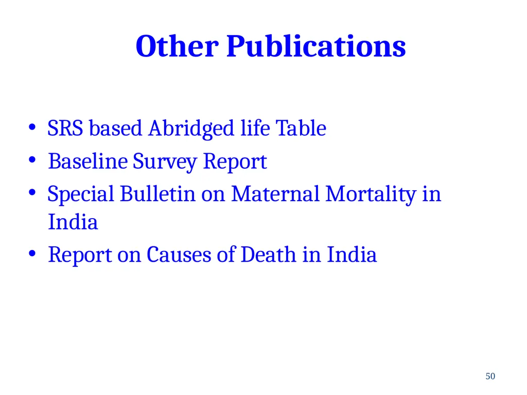 The Global Summit on CRVS Civil Registration - slide 50 of 66