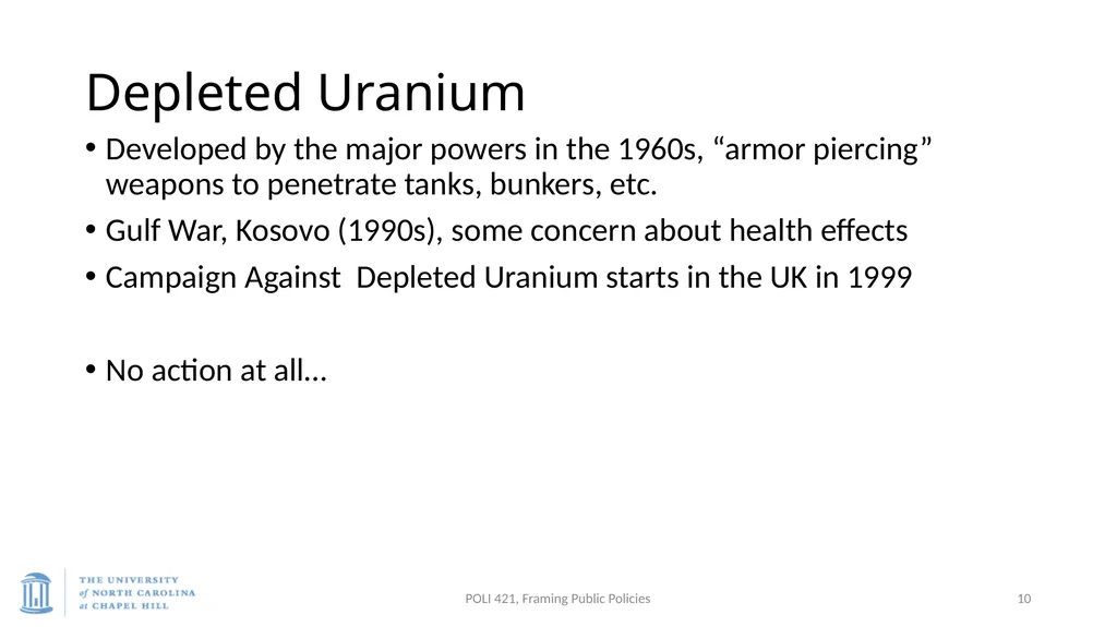 Carpenter, International Organizations, 2011 - slide 10 of 12