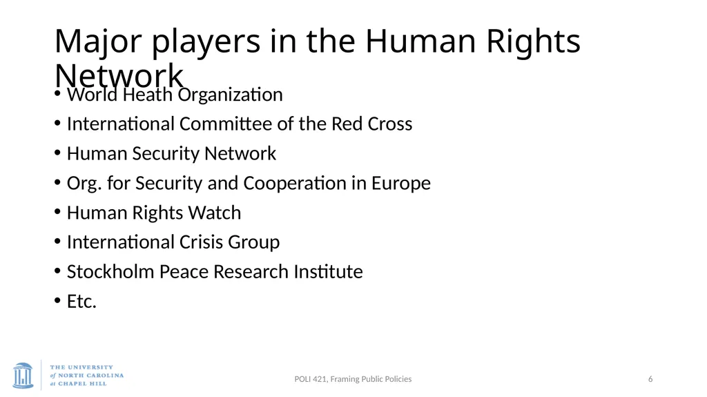 Carpenter, International Organizations, 2011 - slide 6 of 12