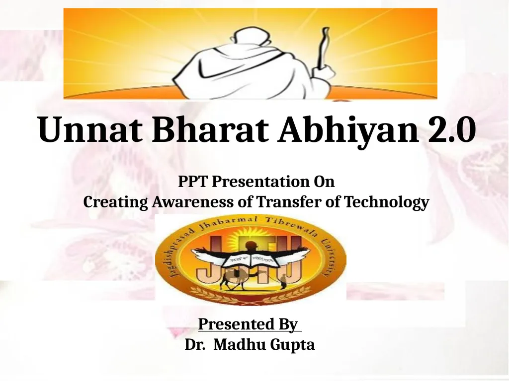 Unnat Bharat Abhiyan 2.0 PPT Presentation On
