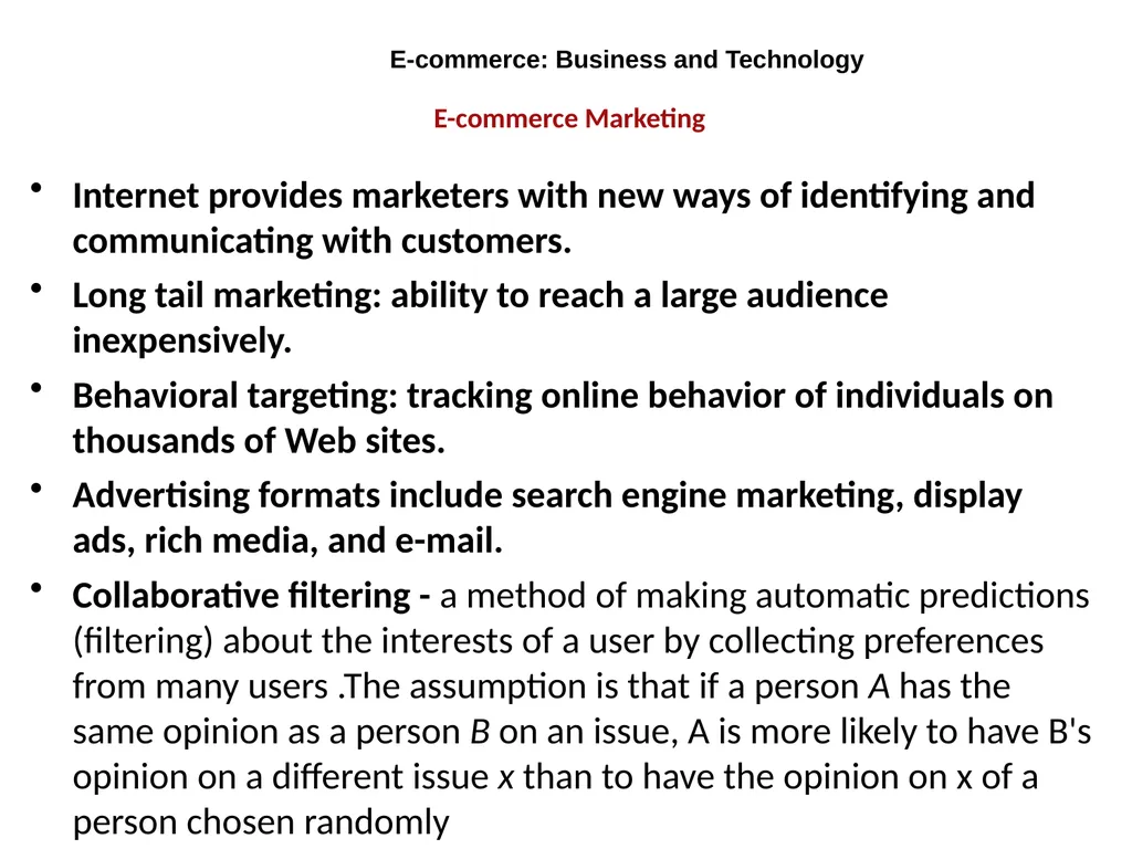 E-Commerce: Digital Markets, Digital Goods - slide 19 of 34