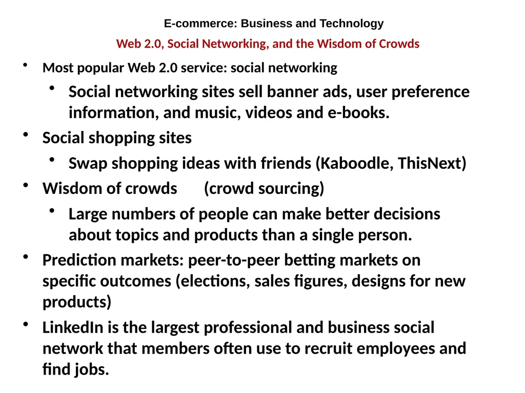 E-Commerce: Digital Markets, Digital Goods - slide 18 of 34