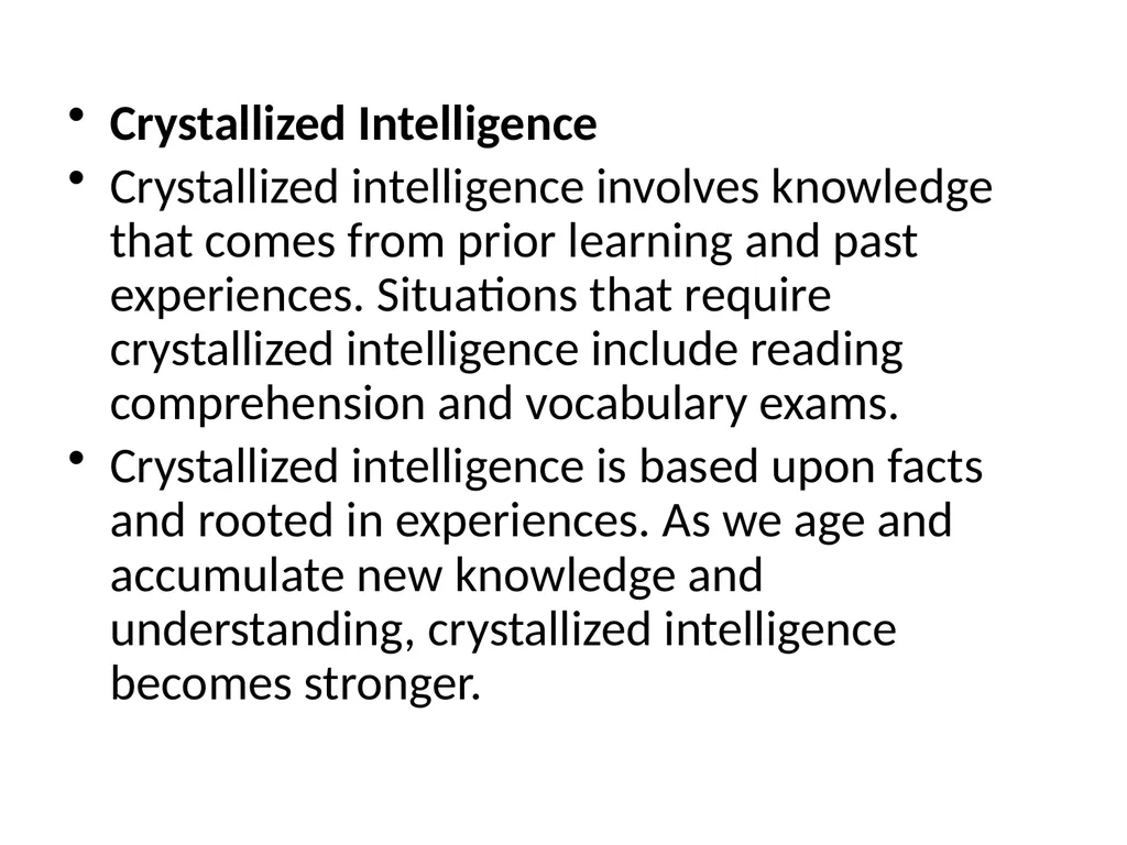 Intelligence. What is Intelligence Intelligence is - slide 9 of 11
