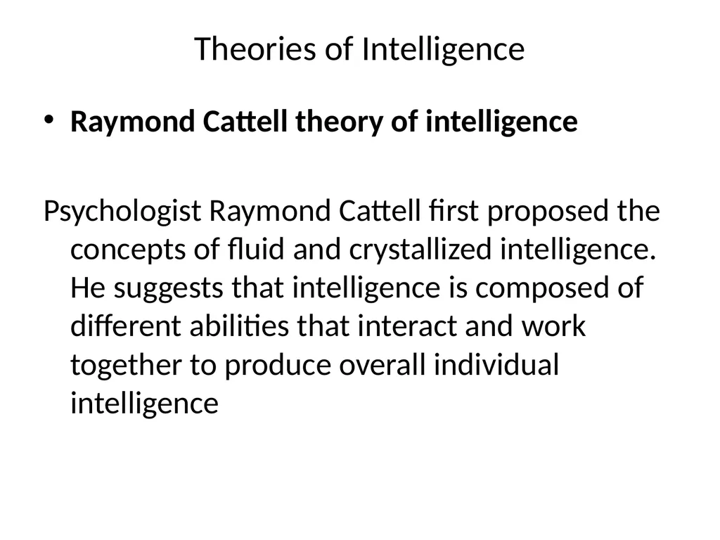 Intelligence. What is Intelligence Intelligence is - slide 7 of 11