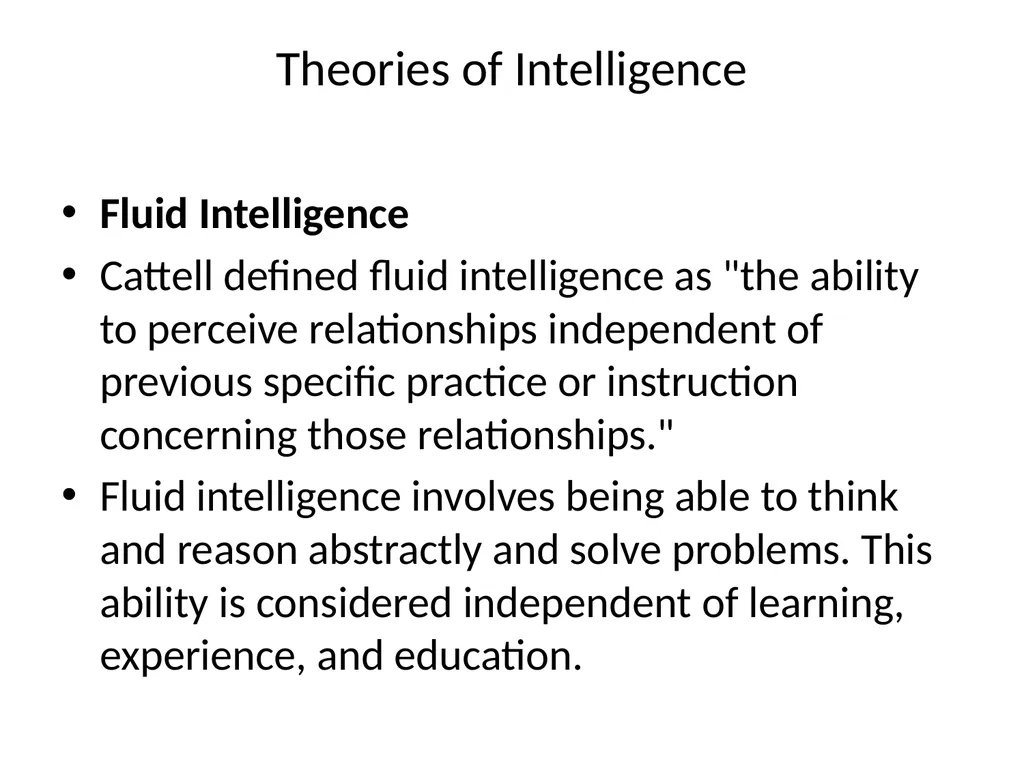 Intelligence. What is Intelligence Intelligence is - slide 8 of 11