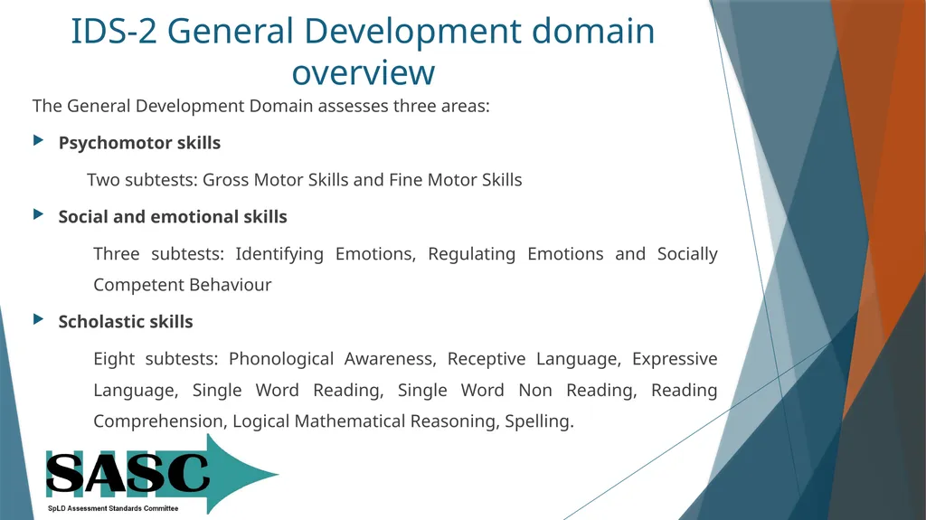 The Intelligence and Development Scales-second - slide 13 of 25