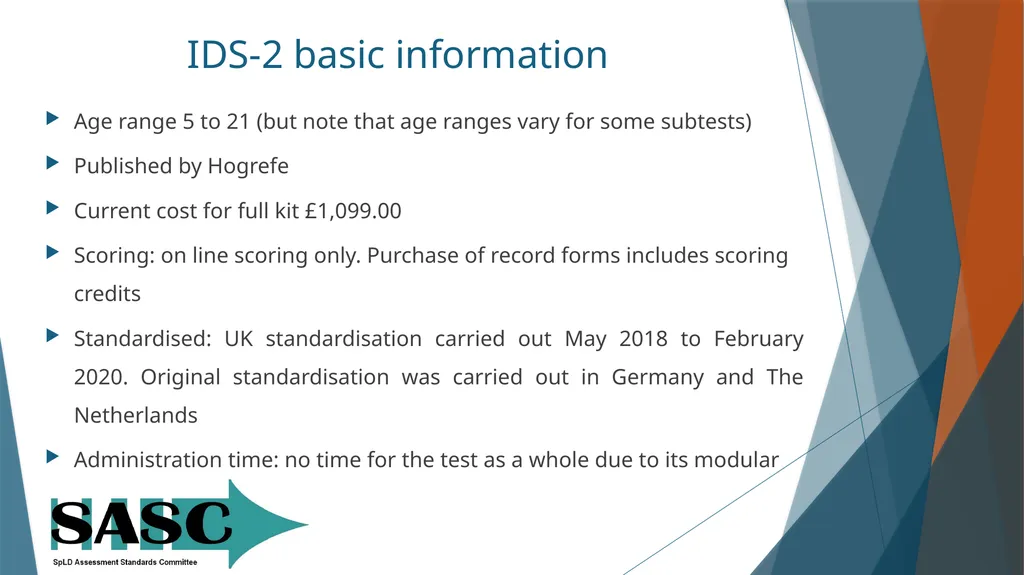 The Intelligence and Development Scales-second - slide 2 of 25