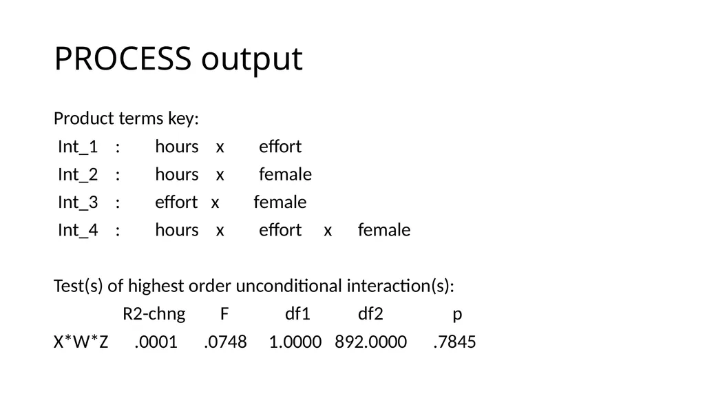 Graphing Interactions Using the PROCESS Macro in - slide 125 of 140