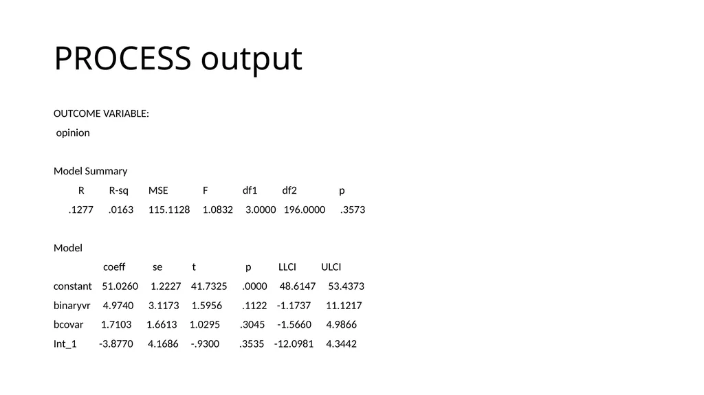 Graphing Interactions Using the PROCESS Macro in - slide 35 of 140