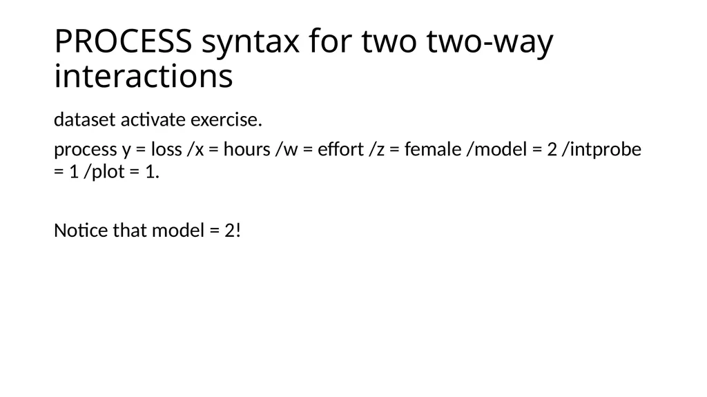 Graphing Interactions Using the PROCESS Macro in - slide 108 of 140