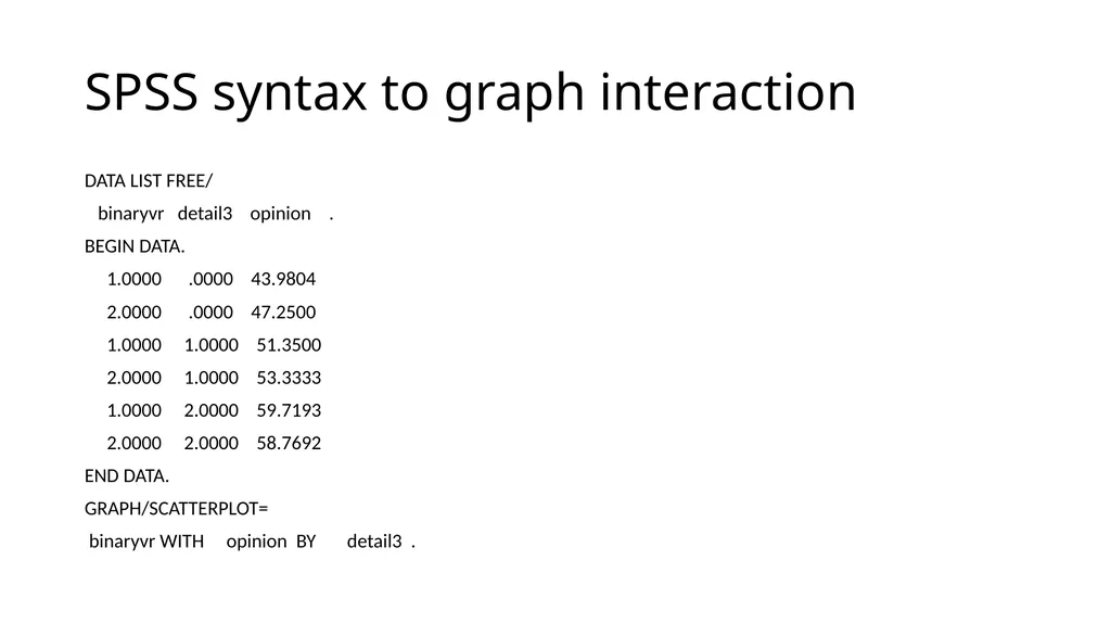 Graphing Interactions Using the PROCESS Macro in - slide 54 of 140
