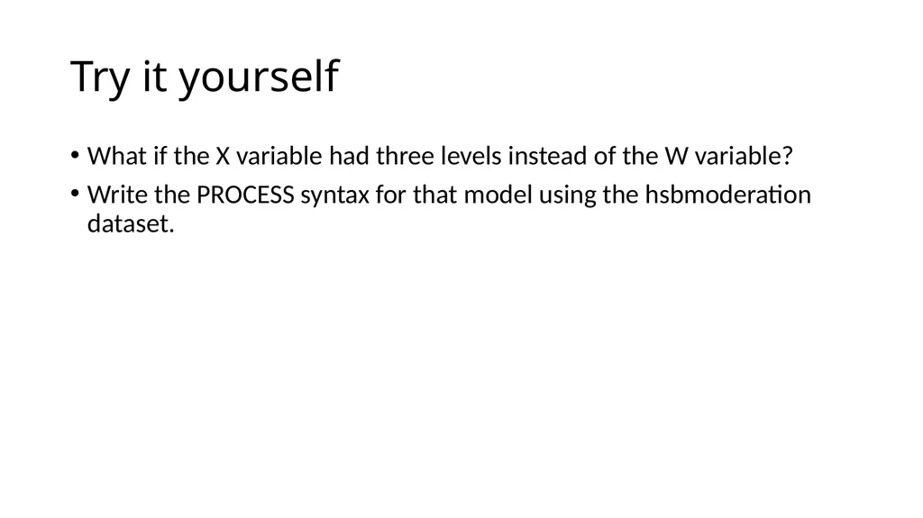 Graphing Interactions Using the PROCESS Macro in - slide 56 of 140