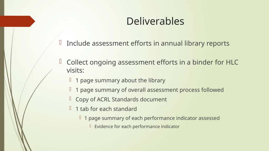 “Guerrilla Assessment”: Make It Manageable Carol - slide 8 of 9