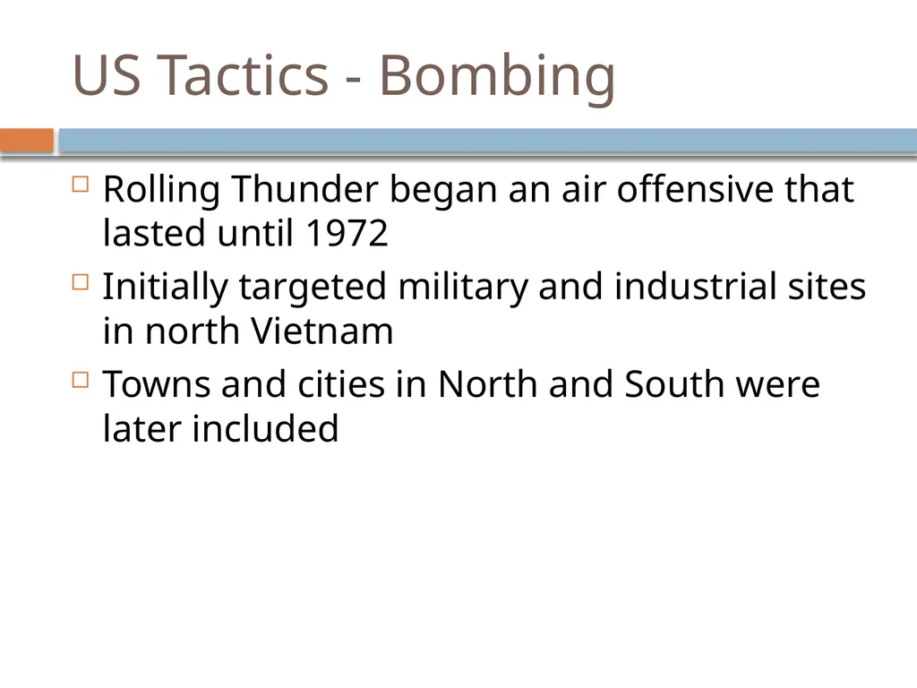 Vietnam 1964 - 1975 Revision Presentation Key - slide 20 of 37