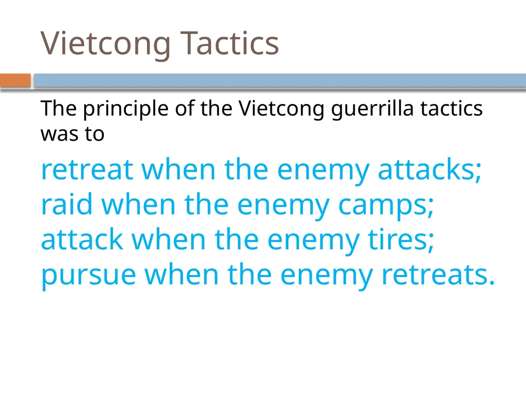 Vietnam 1964 - 1975 Revision Presentation Key - slide 13 of 37