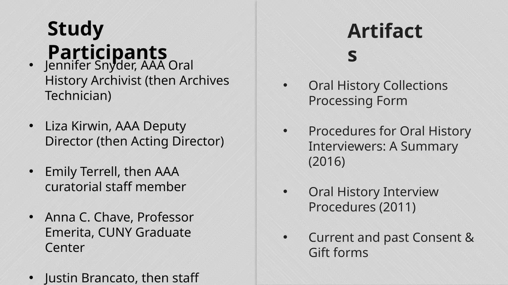 Her Own Version of History A Case Study of the - slide 3 of 9