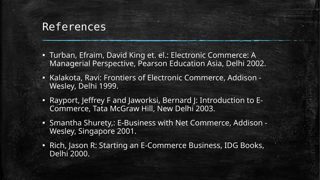 Department of Management Studies E-commerce (Open - slide 6 of 7
