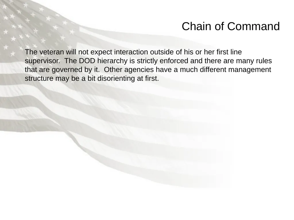 Helping a New Veteran Integrate into Your - slide 7 of 10