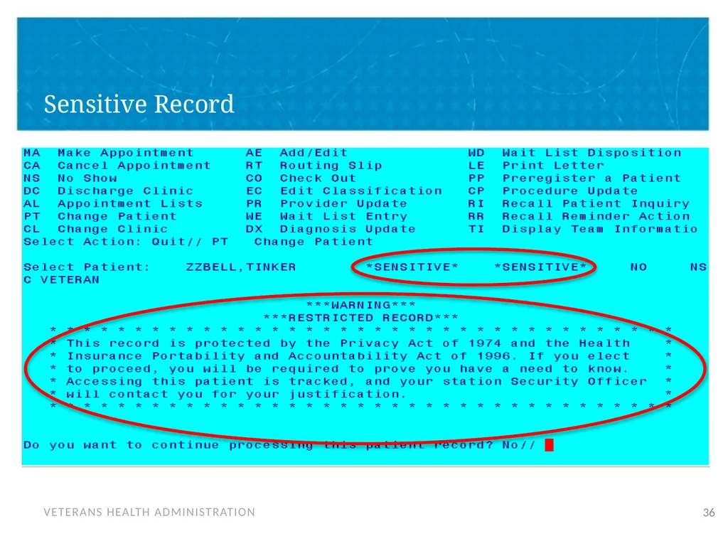 Veteran Eligibility and Enrollment Objectives In - slide 36 of 37