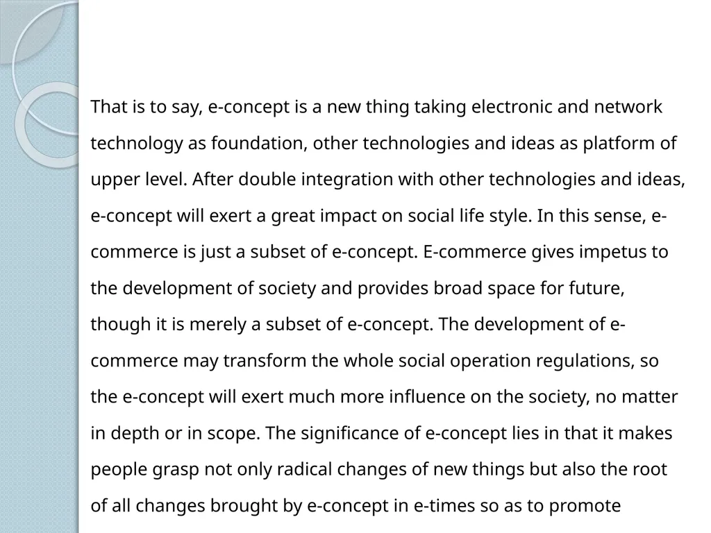 E-commerce course: Fundamentals of E-commerce The - slide 9 of 10