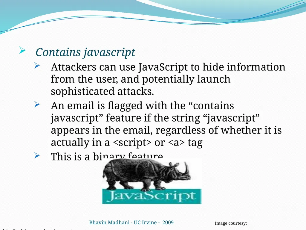 Learning to Detect Phishing Emails Ian Fette - slide 15 of 28