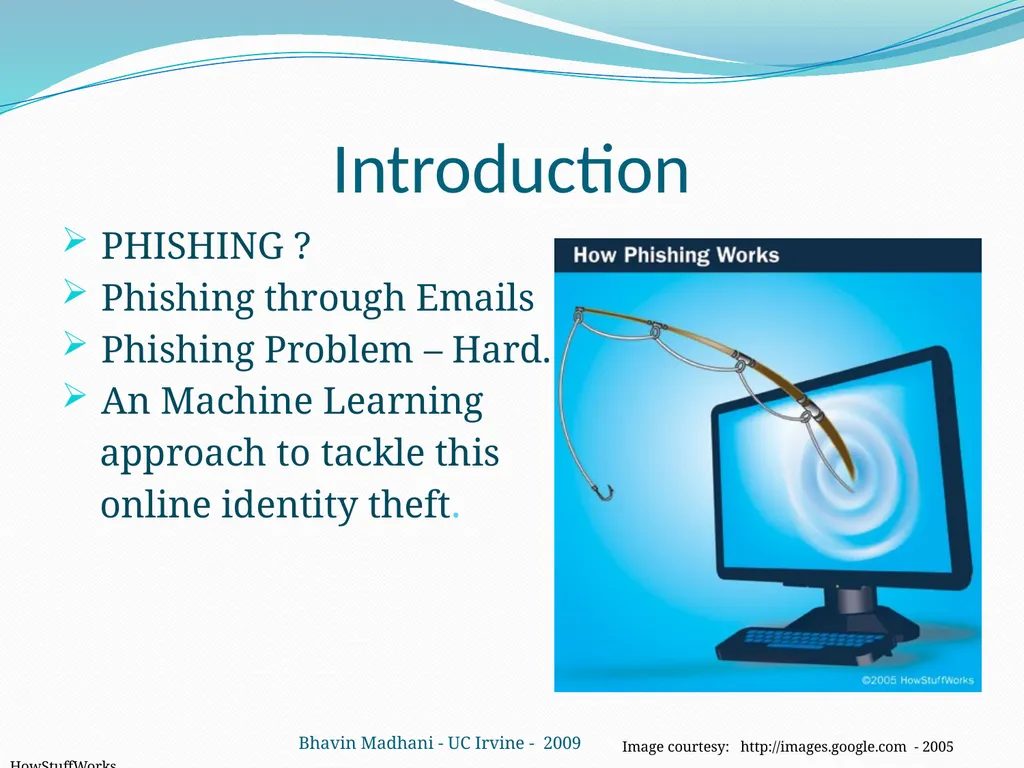 Learning to Detect Phishing Emails Ian Fette - slide 3 of 28