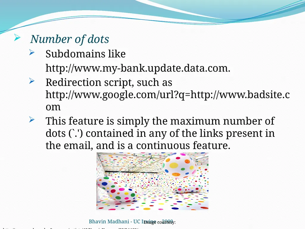 Learning to Detect Phishing Emails Ian Fette - slide 14 of 28