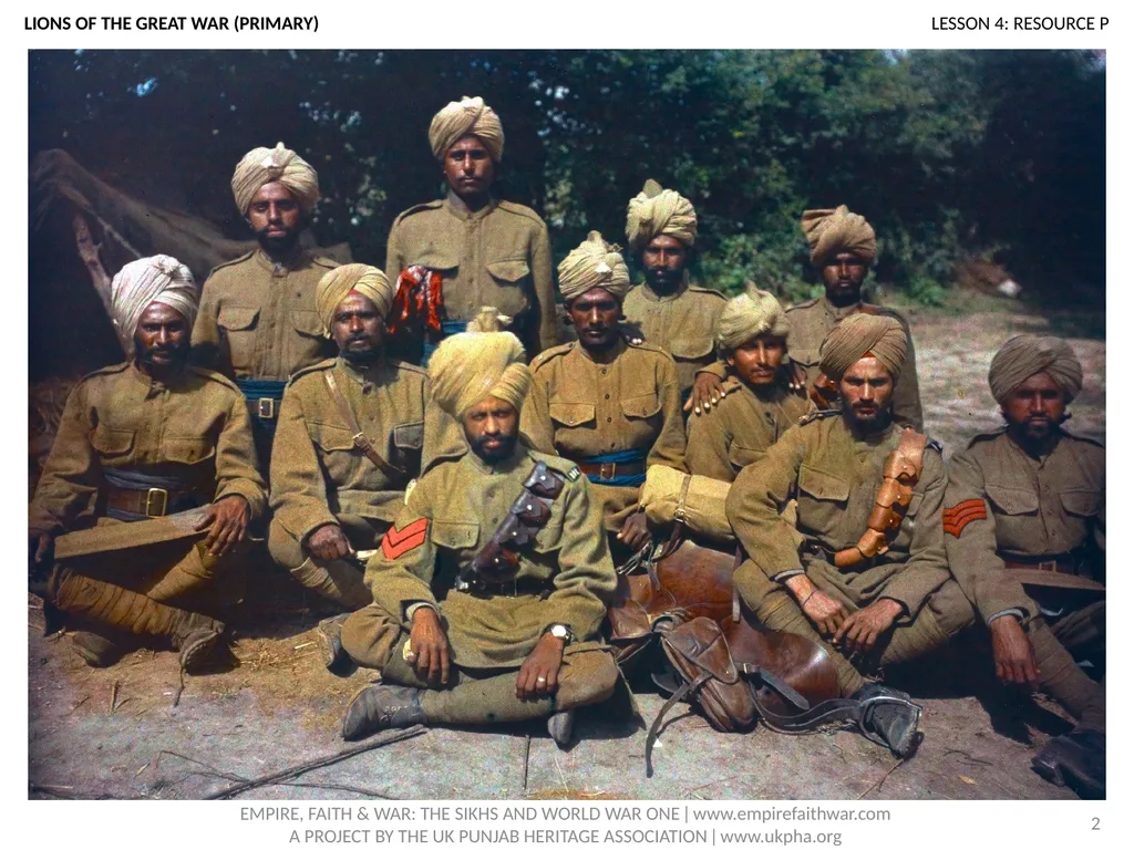 EMPIRE, FAITH & WAR: THE SIKHS AND WORLD WAR ONE - slide 2 of 10