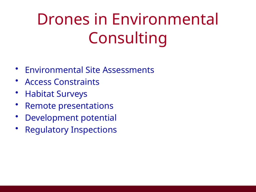 DRONES: Reaching New Heights in Environmental - slide 10 of 12