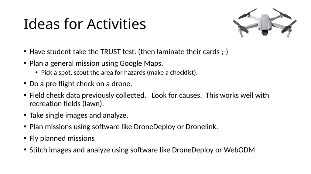 Introduction to Drones Overview Regulations (Part - slide 20 of 23