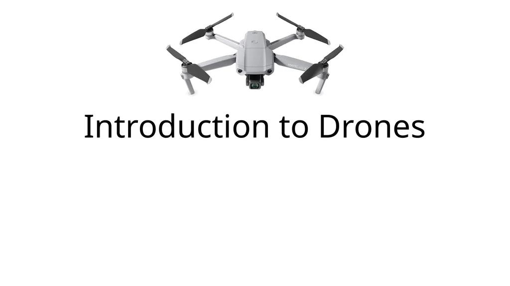 Introduction to Drones Overview Regulations (Part - slide 1 of 23