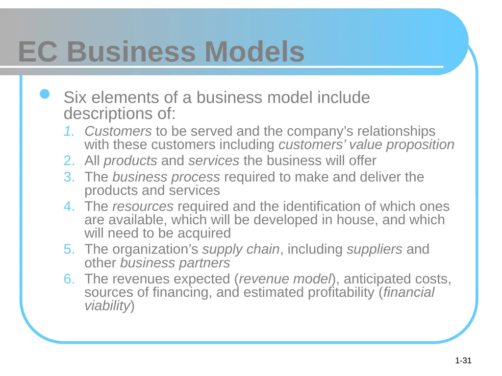 © 2008 Pearson Prentice Hall, Electronic Commerce - slide 31 of 46