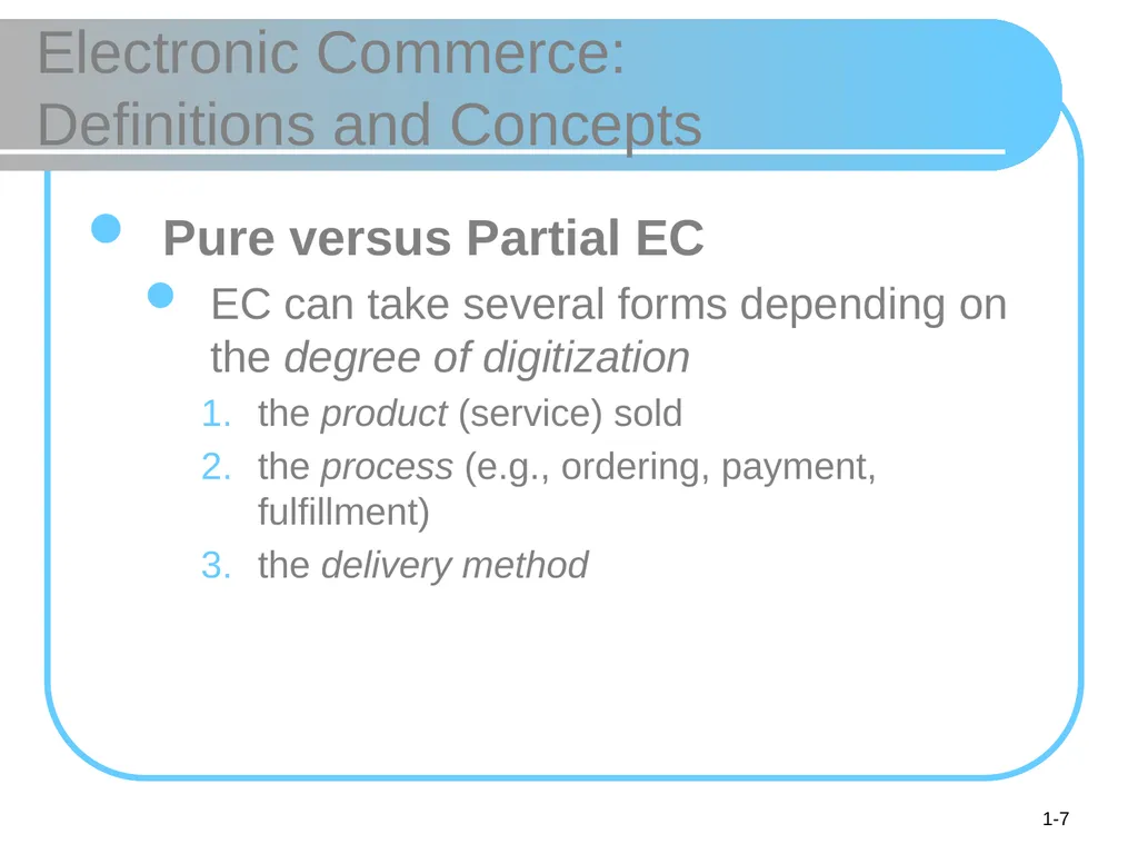 © 2008 Pearson Prentice Hall, Electronic Commerce - slide 7 of 46