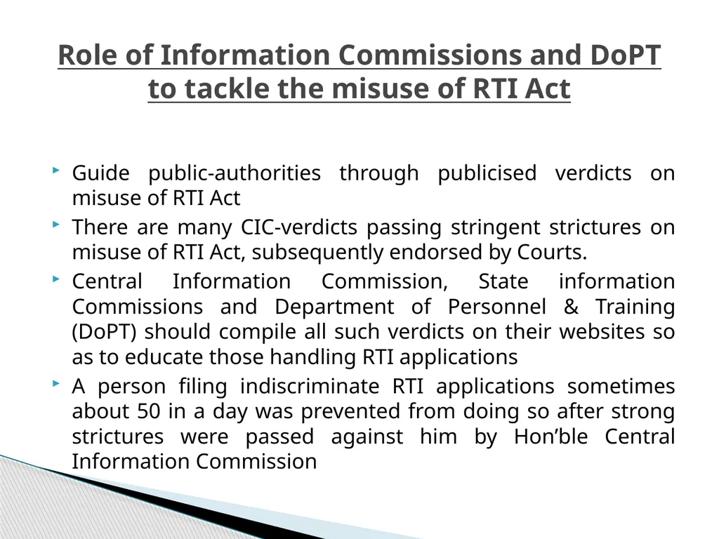 SURGICAL STRIKE NOW REQUIRED TO PREVENT MISUSE OF - slide 6 of 11