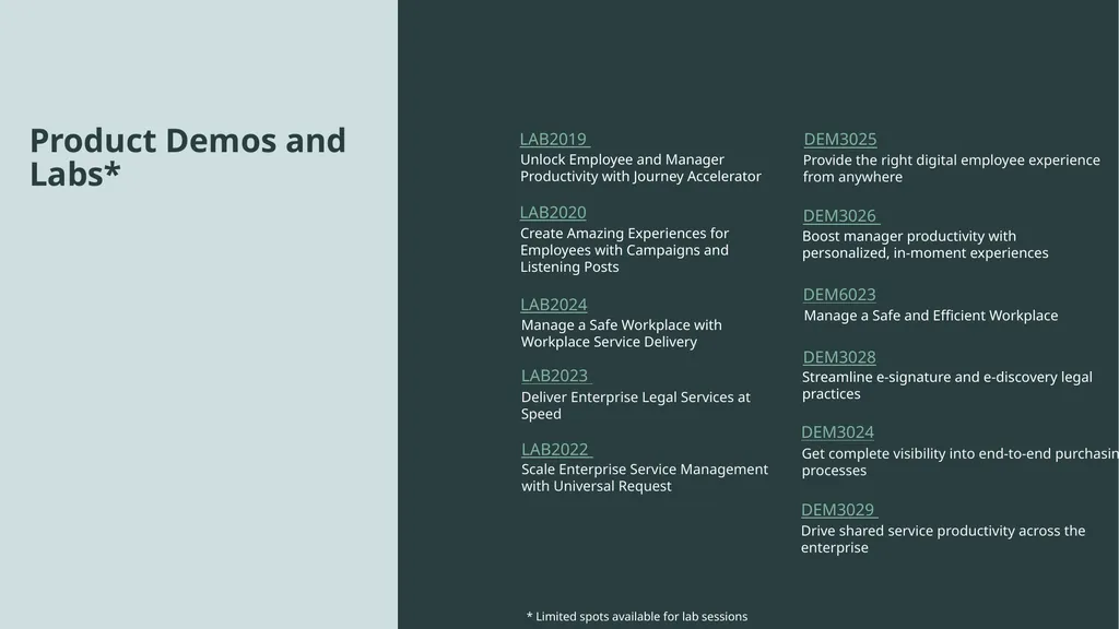 * Speaking sessions may be subject to change - slide 7 of 7
