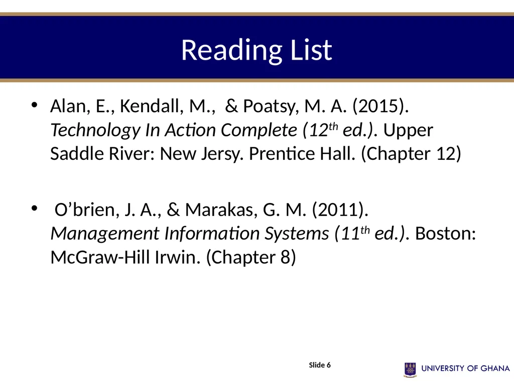 INFS 211: Introduction to Information Technology - slide 6 of 54
