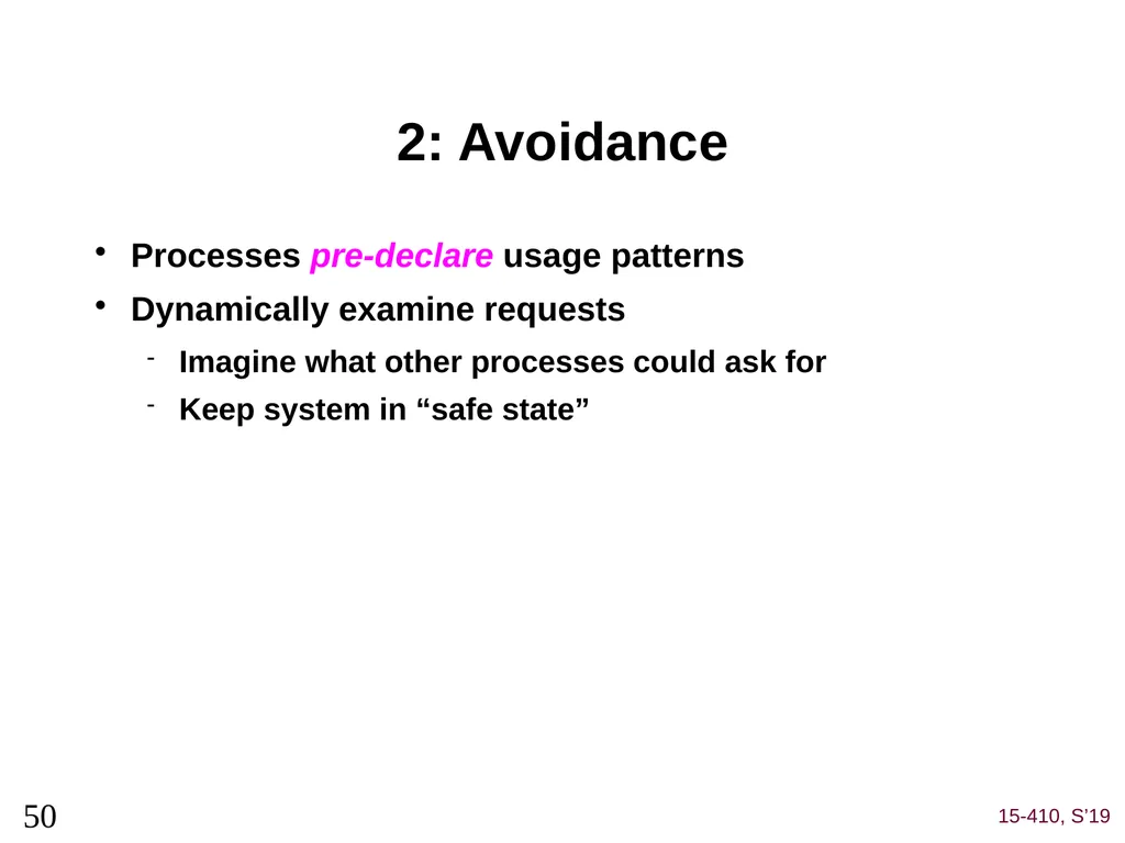 Deadlock (1) Dave Eckhardt Brian Railing Dave - slide 50 of 67