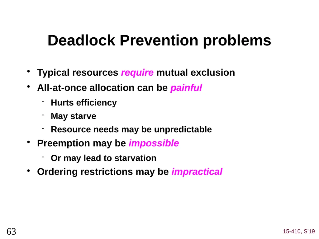 Deadlock (1) Dave Eckhardt Brian Railing Dave - slide 63 of 67