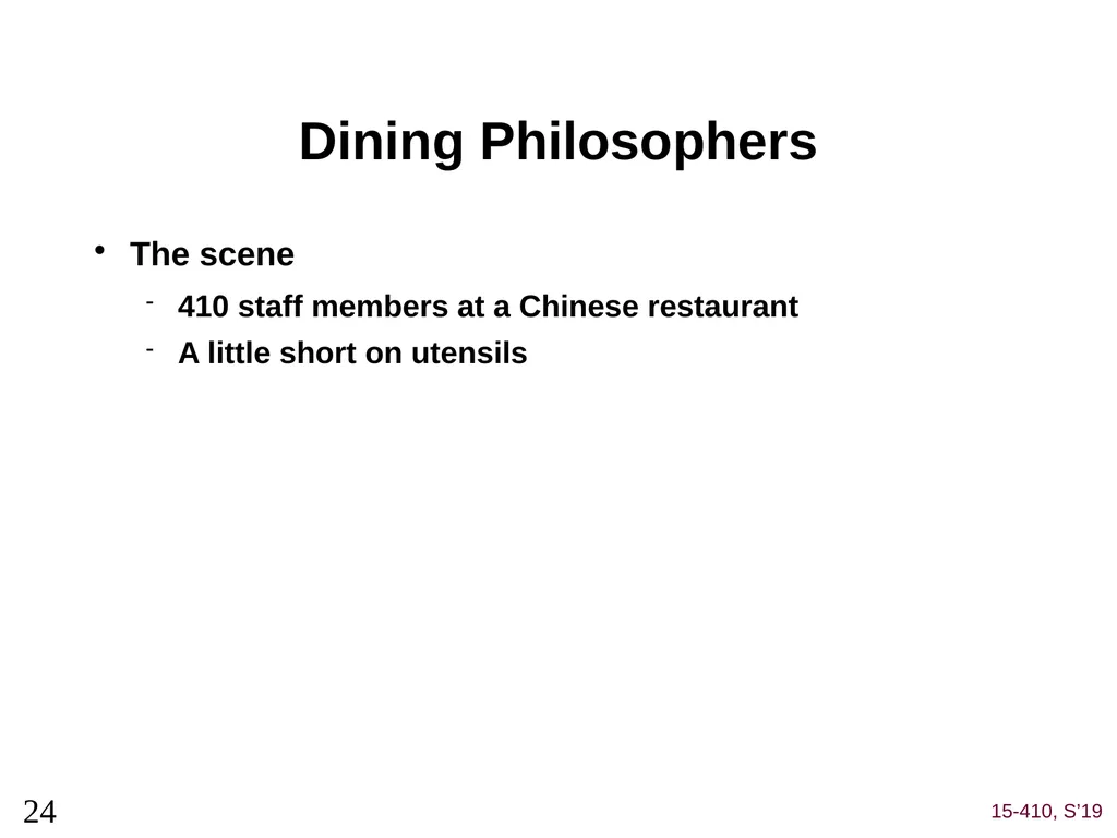 Deadlock (1) Dave Eckhardt Brian Railing Dave - slide 24 of 67