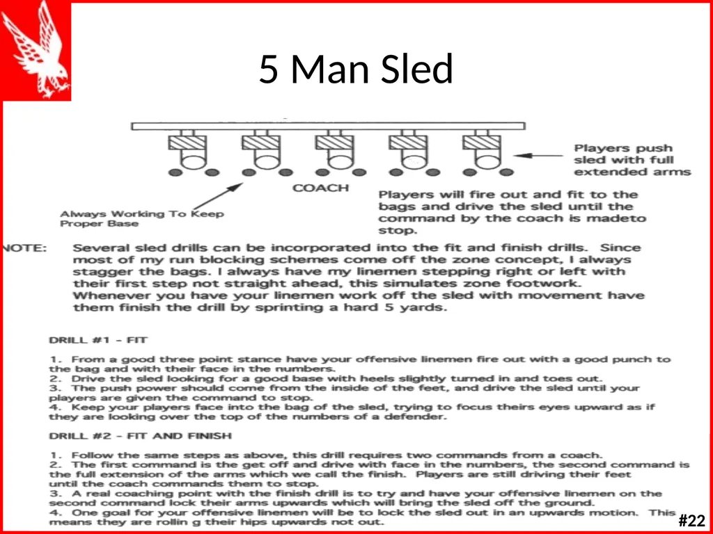 Offensive Line Drills W K Offensive Line Drill - slide 65 of 66