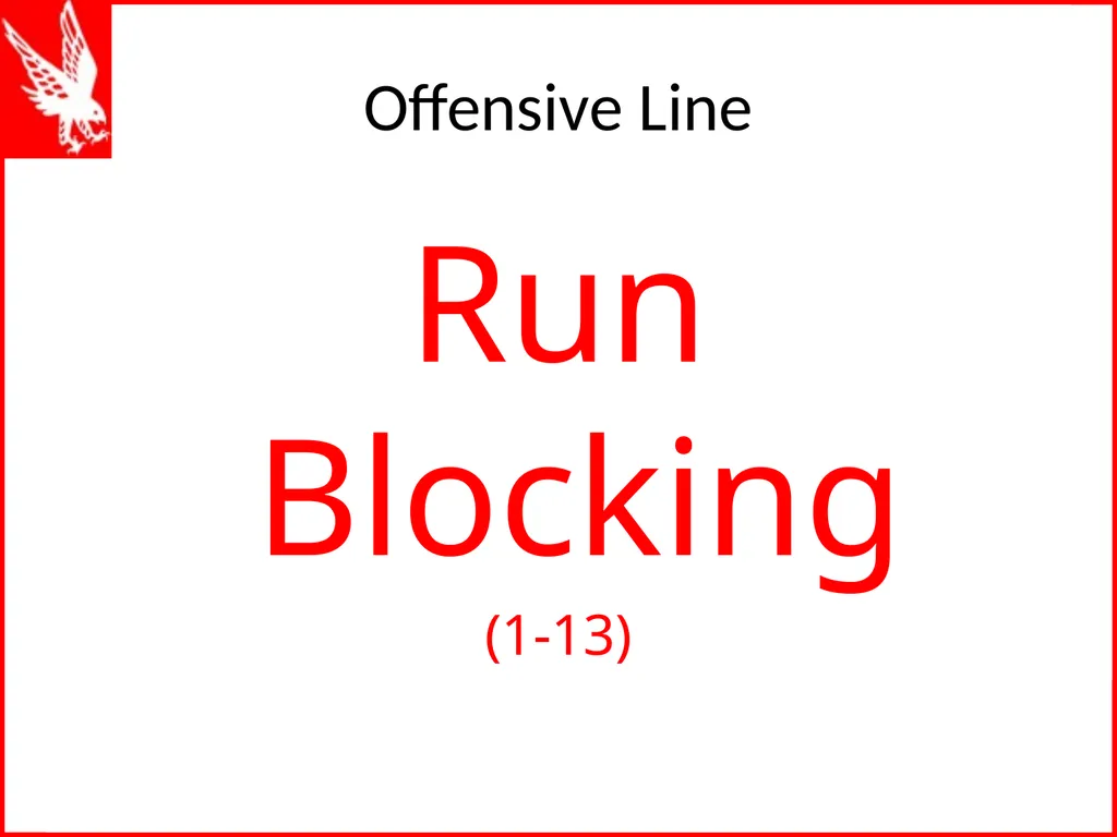 Offensive Line Drills W K Offensive Line Drill - slide 21 of 66