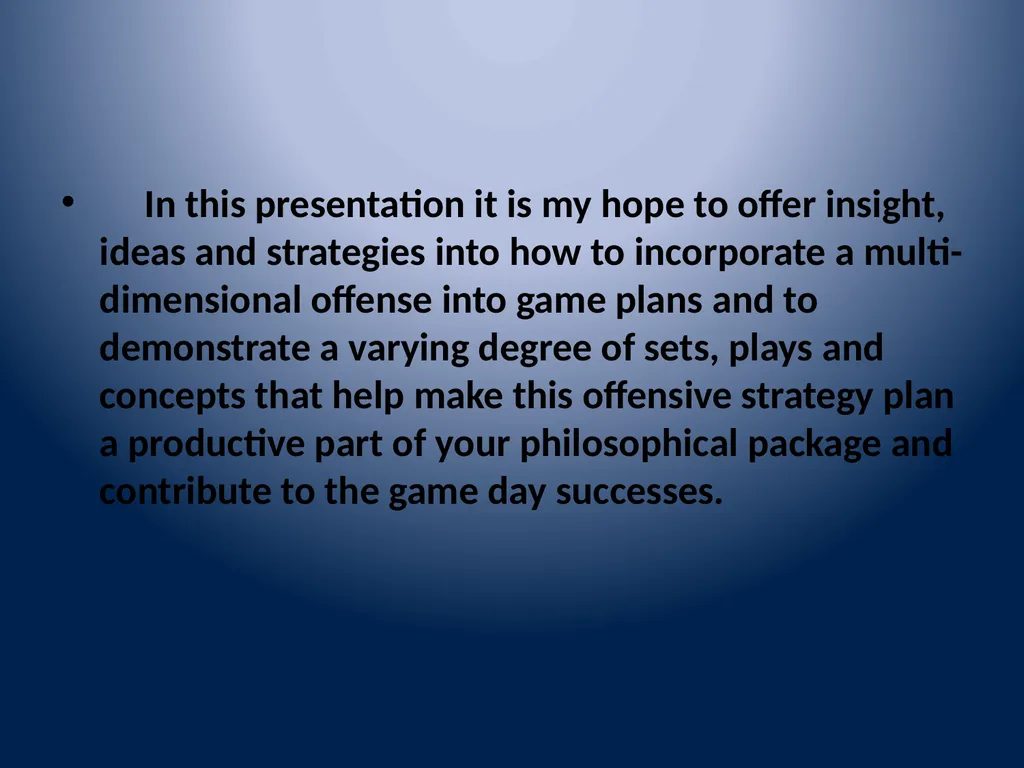 Multi-Dimensional Offense Nike – OHSLCA Clinic - slide 3 of 54