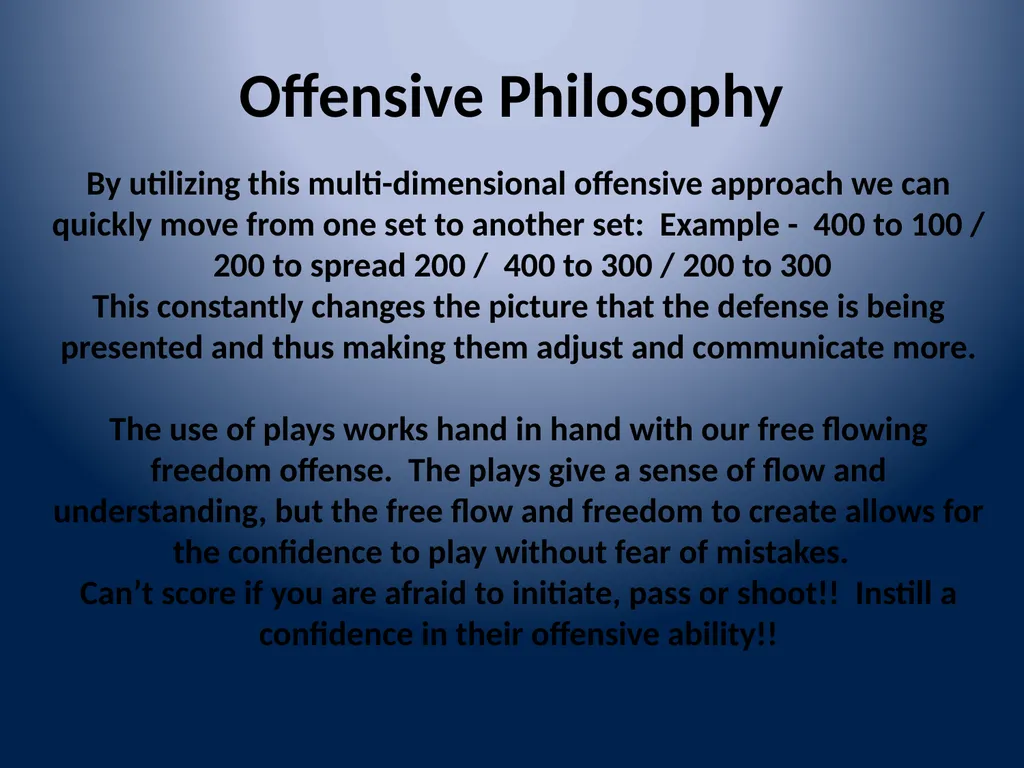 Multi-Dimensional Offense Nike – OHSLCA Clinic - slide 32 of 54