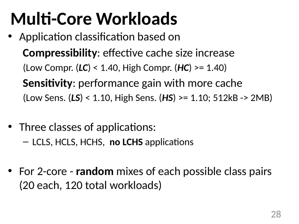 Base-Delta-Immediate Compression: Practical Data - slide 28 of 38