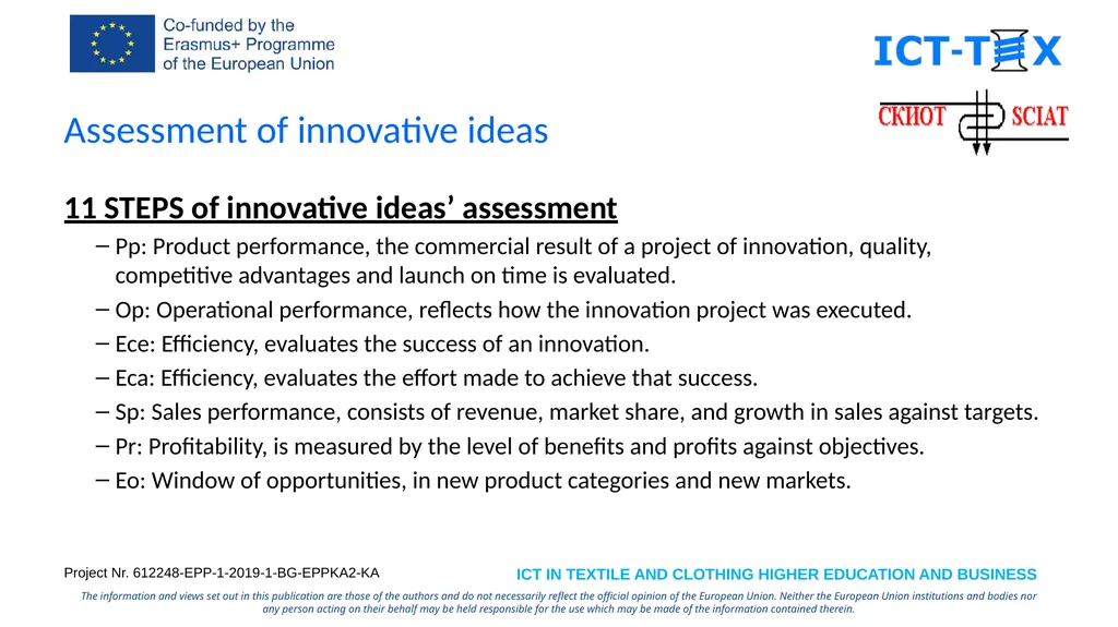 Specialized Cluster and Institute of Apparel and - slide 17 of 23