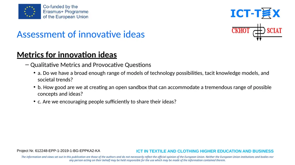 Specialized Cluster and Institute of Apparel and - slide 18 of 23