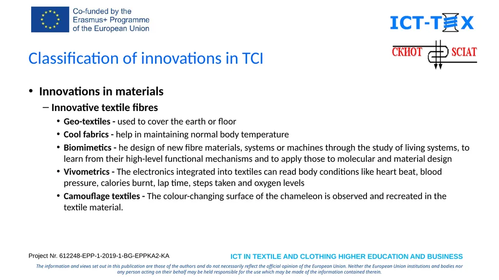 Specialized Cluster and Institute of Apparel and - slide 5 of 23