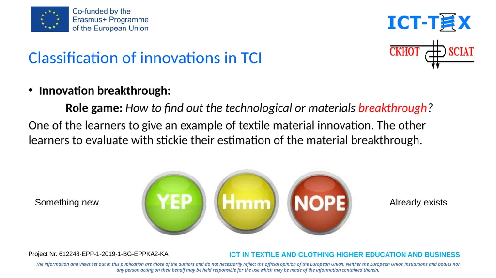 Specialized Cluster and Institute of Apparel and - slide 7 of 23
